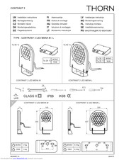 Thorn CONTRAST 2 LED MENA M Installation Instructions Manual
