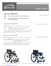 Sunrise Medical Quickie XENON2 Owner's Manual