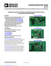 Analog Devices EVAL-RS485FD8EBZ User Manual