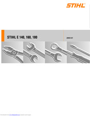 Stihl E 180 C Manuals Manualslib