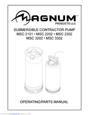 Magnum MSC 2101 Operating & Parts Manual