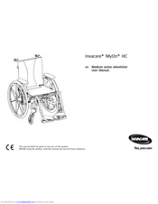 Invacare MyOn HC User Manual