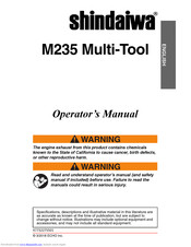 Shindaiwa M235 Operator's Manual
