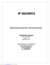 Alphi IP-48ADM16 Reference Manual