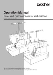 Brother 884-B30 Operation Manuals