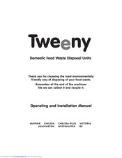 Tweeny CHELSEA-PLUS Operating And Installation Manual