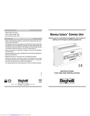 Beghelli LOGICA Instructions For Use & Installation