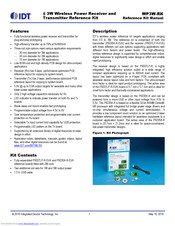 IDT WP3W-RK Manual
