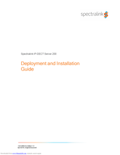 SpectraLink 723 45601 Installation Manual