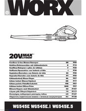 Worx WG545E.1 Original Instructions Manual