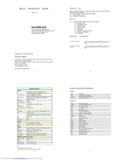 Arbor Technology EmCORE-v621 Quick Installation Manual