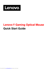 Lenovo Y Quick Start Manual