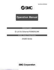 SMC Networks EX260-SPL1 Operating Manual