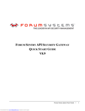 Forum SENTRY Quick Start Manual