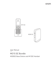Combin/é M15 SC, Station de base M200 SC Snom Singlecell Bundle M215 Noir