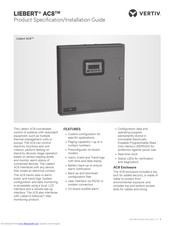 Vertiv Liebert AC8 Installation Manual