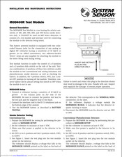System Sensor MOD400R Installation And Maintenance Instructions
