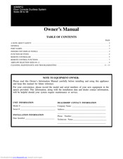 Carrier 40MBFQ Owner's Manual