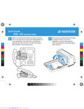 Sennheiser HSL 10 Quick Manual