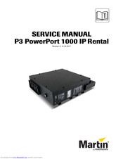 Martin P3 PowerPort 1000 IP Rental Service Manual