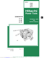 Hitachi E 71 Service Manual