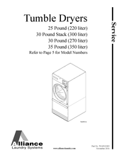 Alliance Laundry Systems SC0270SSH Service Manual
