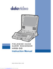 Datavideo HRS-30 Instruction Manual
