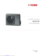 Nibe AG-AC10-42 Installer Manual