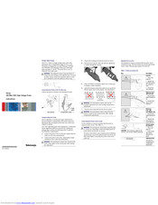 Tektronix P5122 Instructions