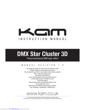 Kam DMX Star Cluster 3D Instruction Manual