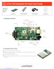 Lantronix xPico 240 Quick Start Manual