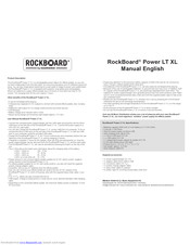 Warwick RockBoard Power LT XL Manual