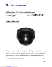 OPT Corporation NM33D-F User Manual