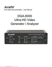 AccuPel DGA-6000 User Manual