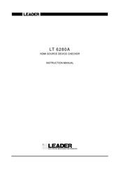 Leader LT 6280A Instruction Manual