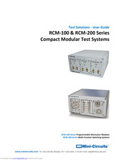 Mini-Circuits RCM-100-6 User Manual