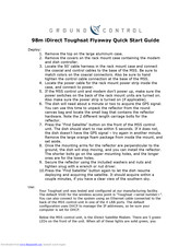 Ground Control Toughsat Flyaway Quick Start Manual
