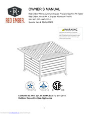 Red Ember WTL302-1 Owner's Manual