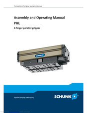 SCHUNK PHL 32 Assembly And Operating Manual