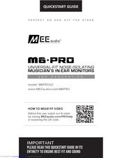 MEE AUDIO M6PROG2 Quick Start Manual