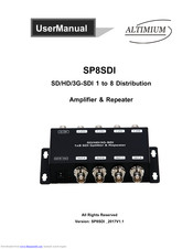 Altimium SP8SDI User Manual