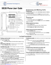 avaya 9508 handset quick reference guide