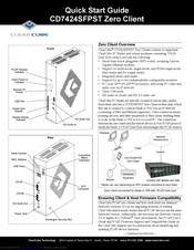 Clearcube CD7424SFPST Quick Start Manual