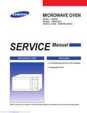 Samsung MW87W-S/XEG Service Manual