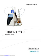 SI Analytics TITRONIC 300 Operating Manual