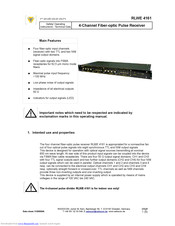 Radiocon RLWE 4161 Operating Instructions Manual