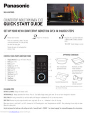 Panasonic NU-HX100S Quick Start Manual
