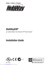 Altronix HubWayEX32 Installation Manual