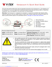 V-Tek Versacount II+ Quick Start Manual