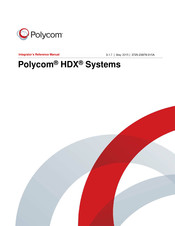 Polycom HDX 9002 Integrator's Manual